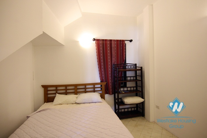 Lakeview balcony and quiet apartment for rent in Truc Bach, Ba Dinh